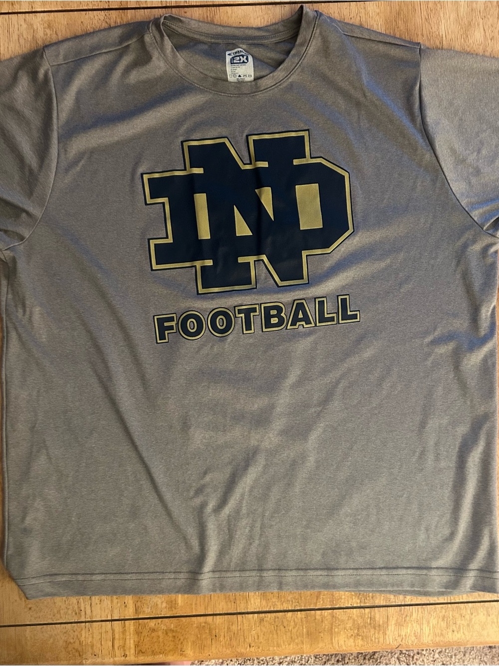 Notre Dame Football Logo Tee XXL